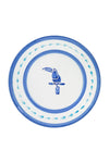 JDD Tucan Salad Plate  / Blue