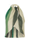 La Coquete Linen Top / Green Ivory Stripes