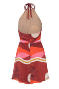 Atardecer de Verano Silk Satin Mini Dress / Wine Sunset