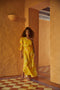 Buenaventura Cotton Midi Dress / Yellow Chontaduro