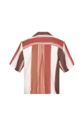 Tomaso Linen Shirt / Terra Stripes