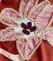 Victoria Vintage Bottom  Embroidered / Orange Flowers