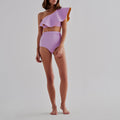 Sunset Waves Top / Lilac - Mustard