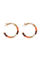Golconda Earrings / Ivory Orange Terra